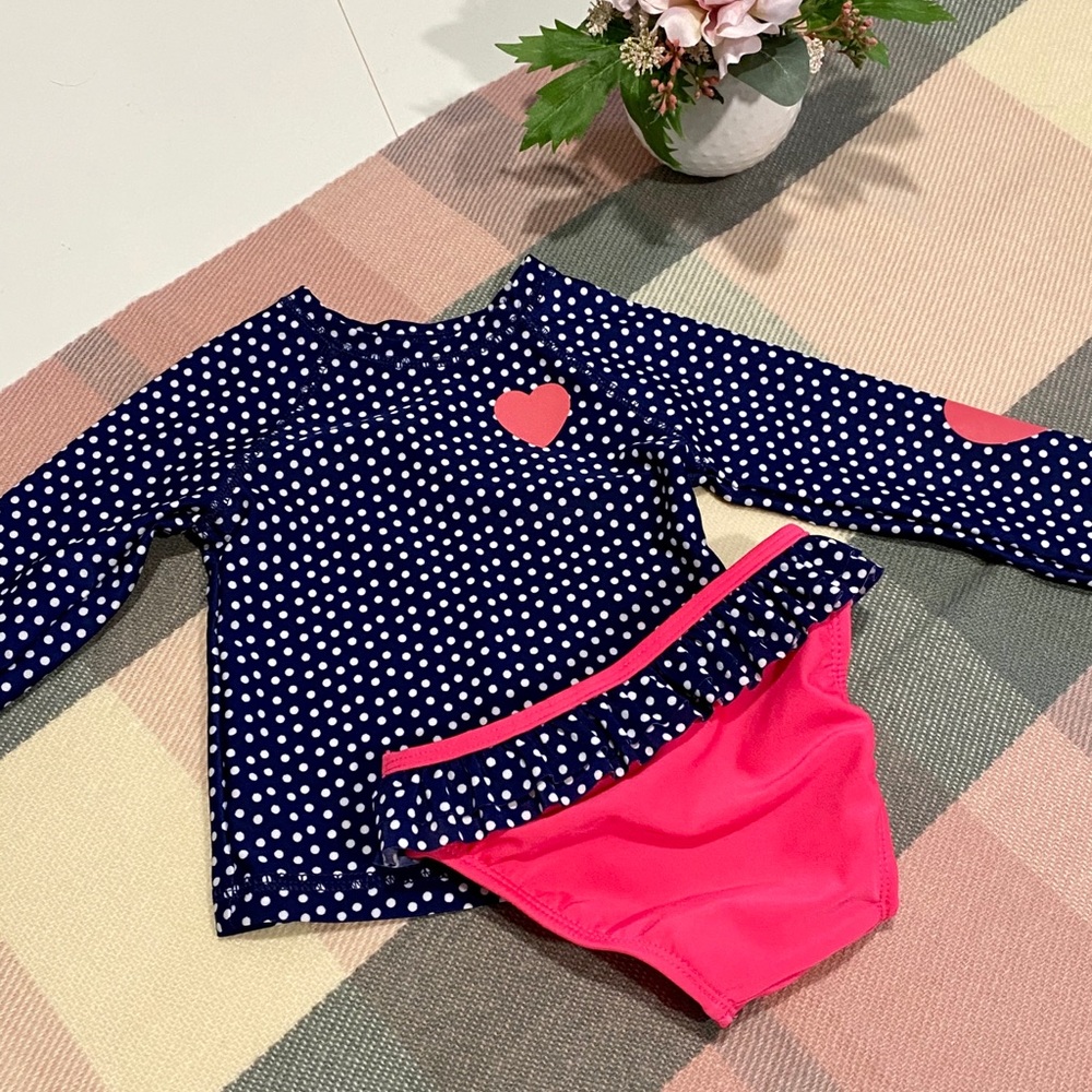 ๐HP๐ ๐NWT Cat & Jack Baby Swimsuit Rashguard - Picture 6 of 7